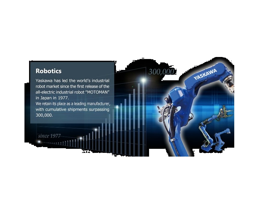 YASKAWA atinge 300.000 (Trezentos Mil) robôs MOTOMAN fabricados!