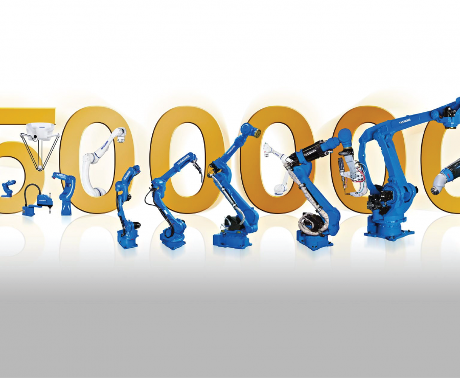 Yaskawa Motoman já vendeu mais de 500000 robots